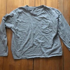 Everlane Long Sleeve Pocket T-Shirt